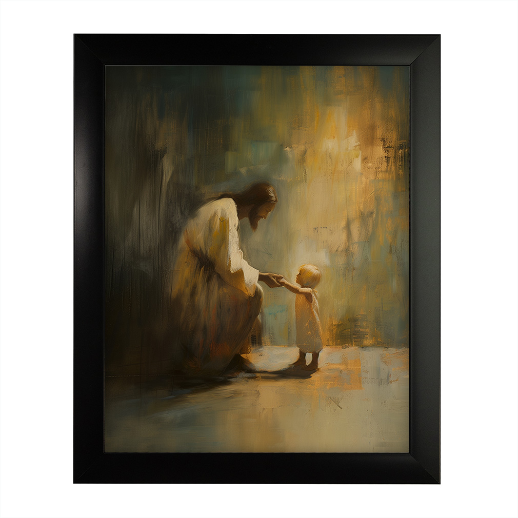 Suffer the Children - Framed/Unframed Wall Art - LDP-ART-DA-SCH