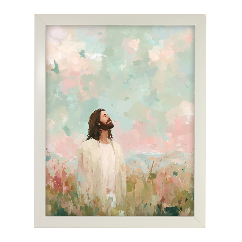 With the Father - Framed/Unframed Wall Art - LDP-ART-DA-WTF
