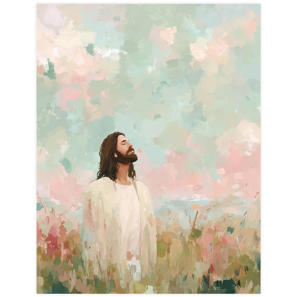 With the Father - Framed/Unframed Wall Art - LDP-ART-DA-WTF