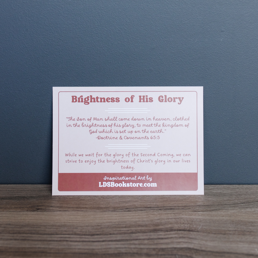 Brightness of His Glory - Print - LDP-ART-P-DA-BOF