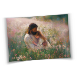 I Feel My Saviors Love - Print framed art, framed lds art, jesus art, framed jesus art, lds art, art print, art prints, lds art print, lds art prints