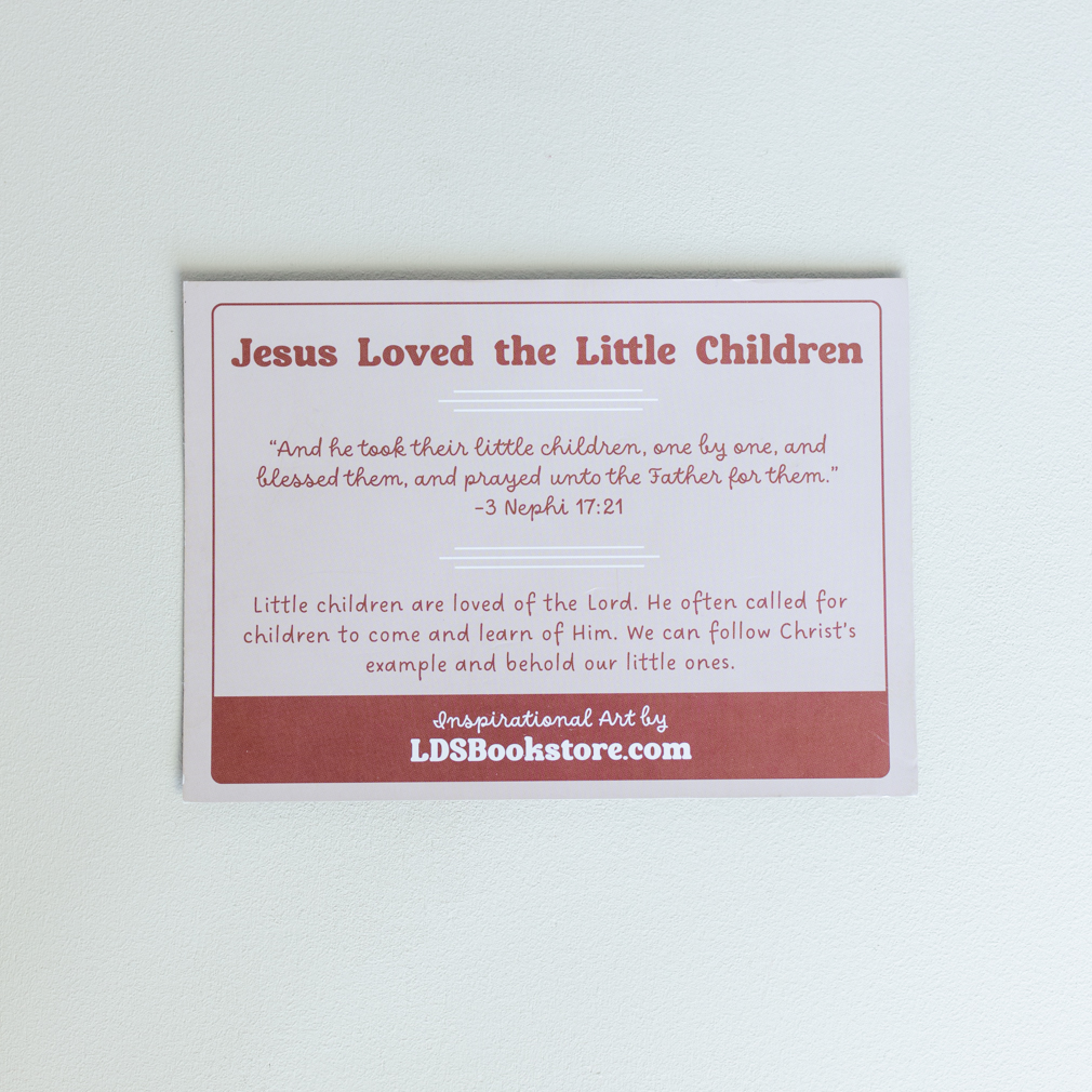 Jesus Loved the Little Children - Print - LDP-ART-P-DA-JLLC