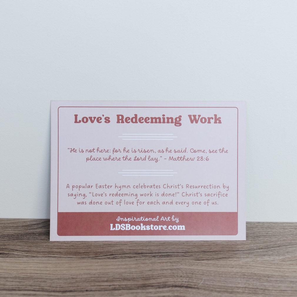 Love's Redeeming Work - Print - LDP-ART-P-DA-LRW