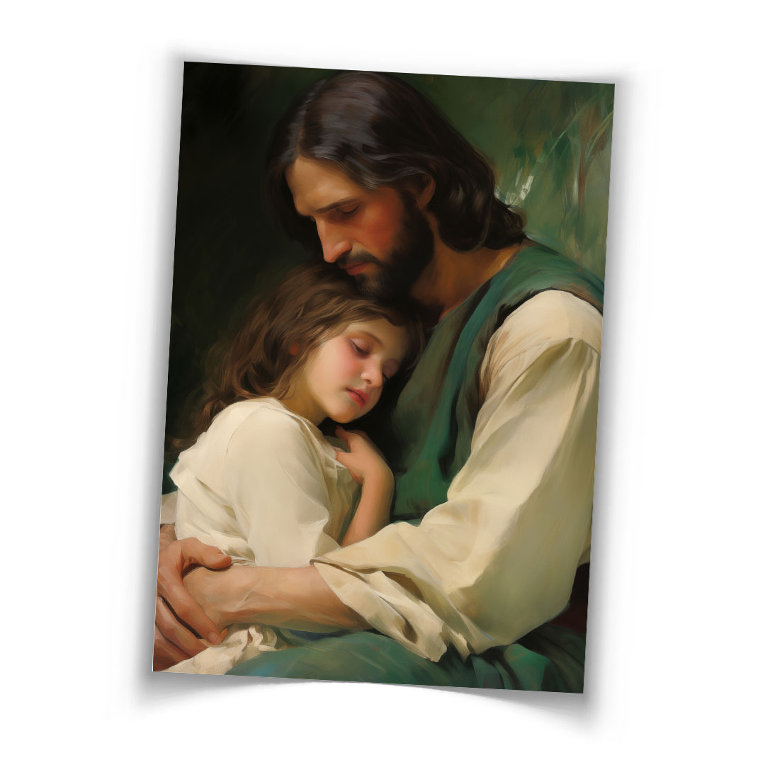 Our Loving Friend - Print framed art, framed lds art, jesus art, framed jesus art, lds art, art print, art prints, lds art print, lds art prints