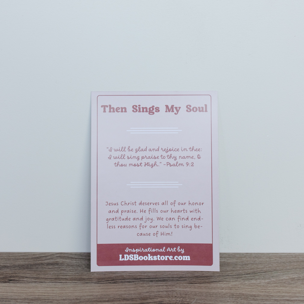 Then Sings My Soul - Print - LDP-ART-P-DA-TSMS