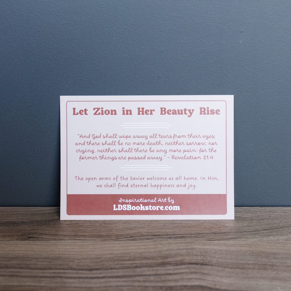 Let Zion in Her Beauty Rise - Print - LDP-ART-P-DA-LZBR