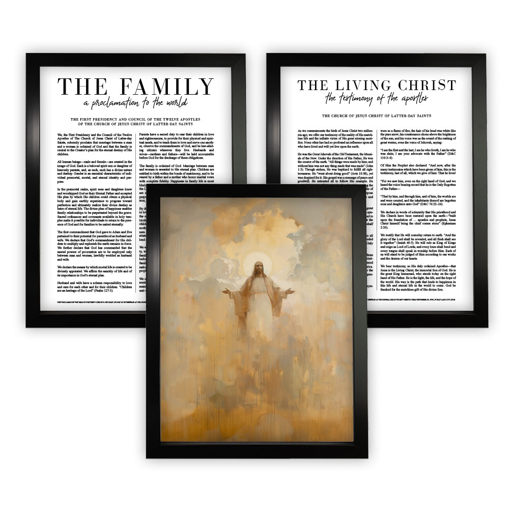 Dawning of a Brighter Day Proclamation Set - Framed/Unframed - LDP-ART-PRO-SET-DBD