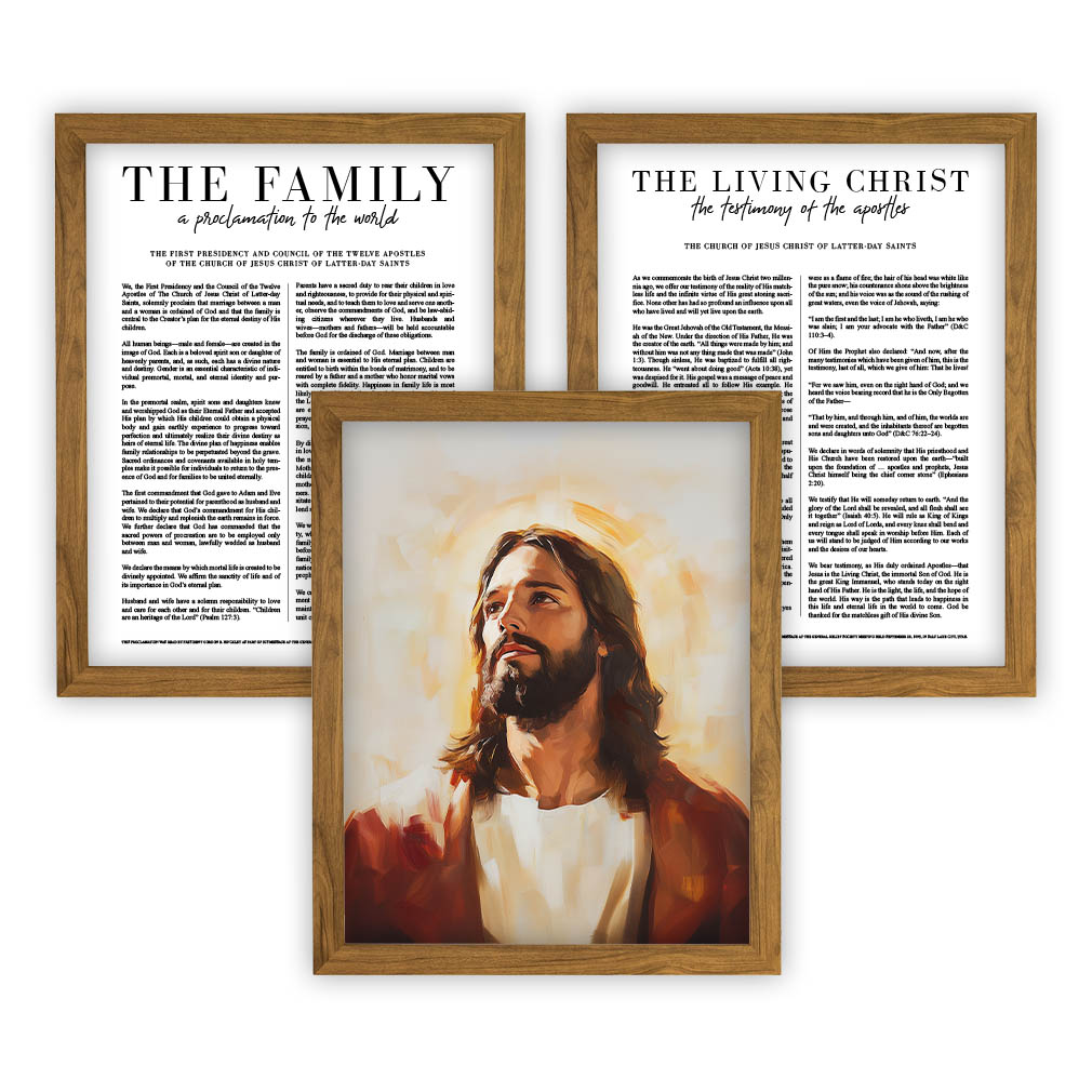 Unveiled Proclamation Set - Framed/Unframed Wall Art - LDP-ART-PRO-SET-UNV