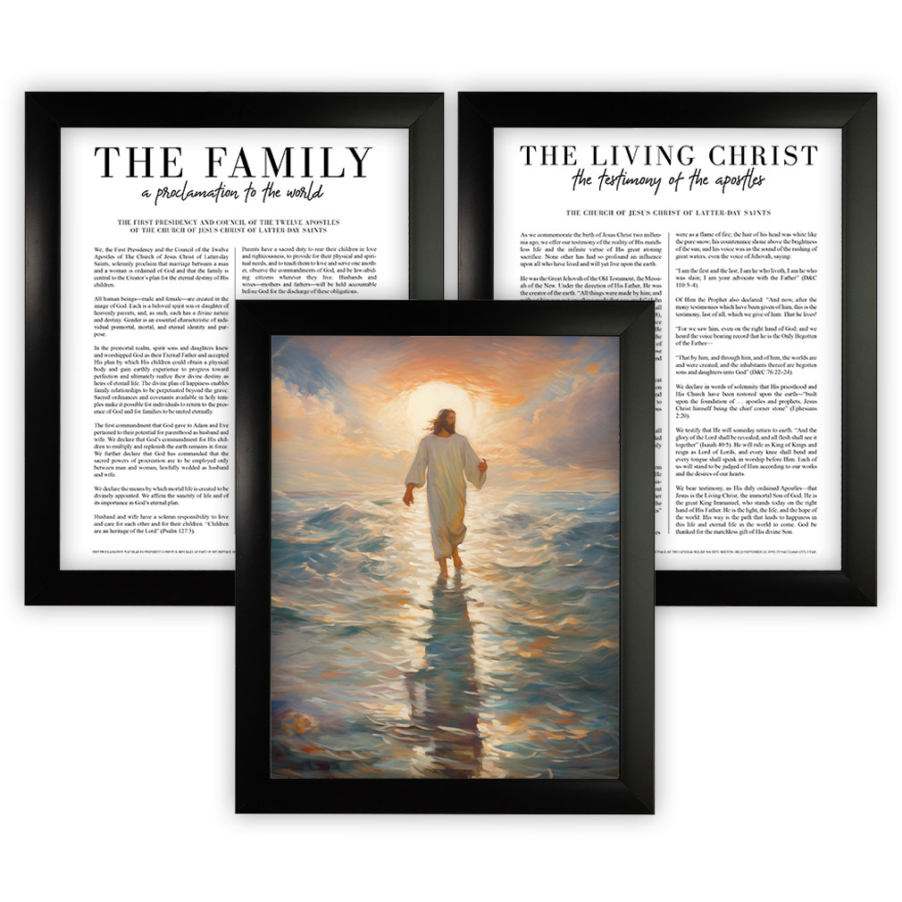 Be Not Afraid Proclamation Set - Framed/Unframed - LDP-ART-PRO-SET-BNA