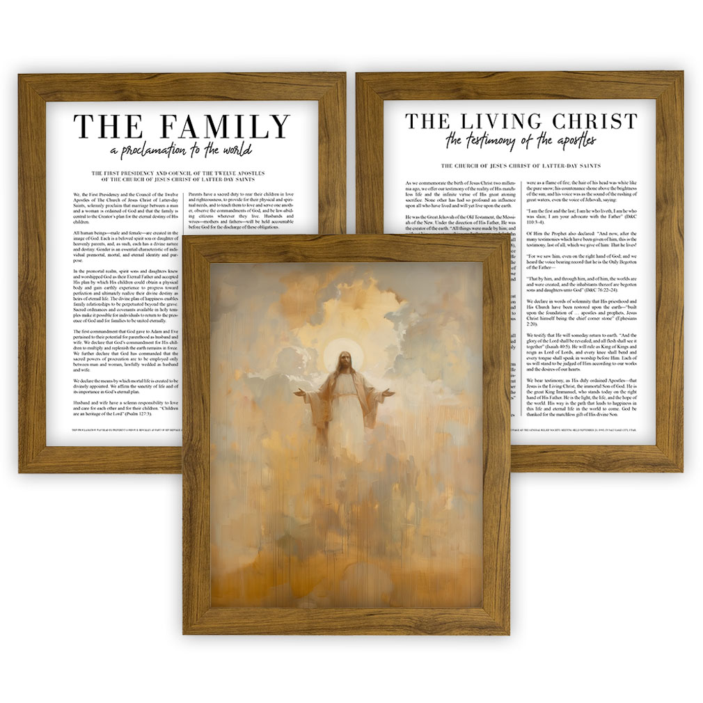 Dawning of a Brighter Day Proclamation Set - Framed/Unframed - LDP-ART-PRO-SET-DBD