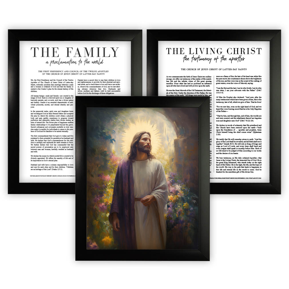 Joy Cometh in the Morning Proclamation Set - Framed/Unframed - LDP-ART-PRO-SET-JCM