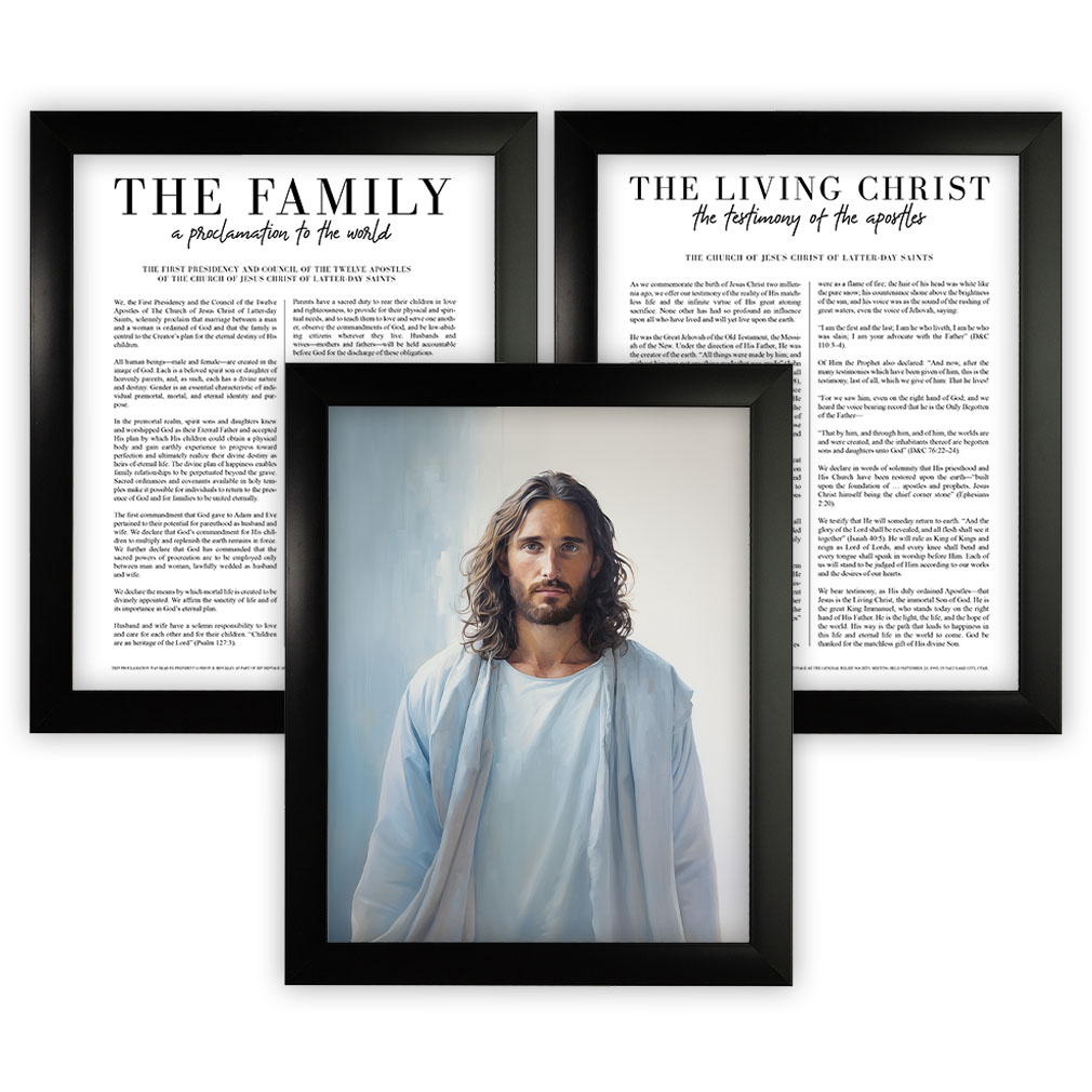 Living Water Proclamation Set - Framed/Unframed - LDP-ART-PRO-SET-LW