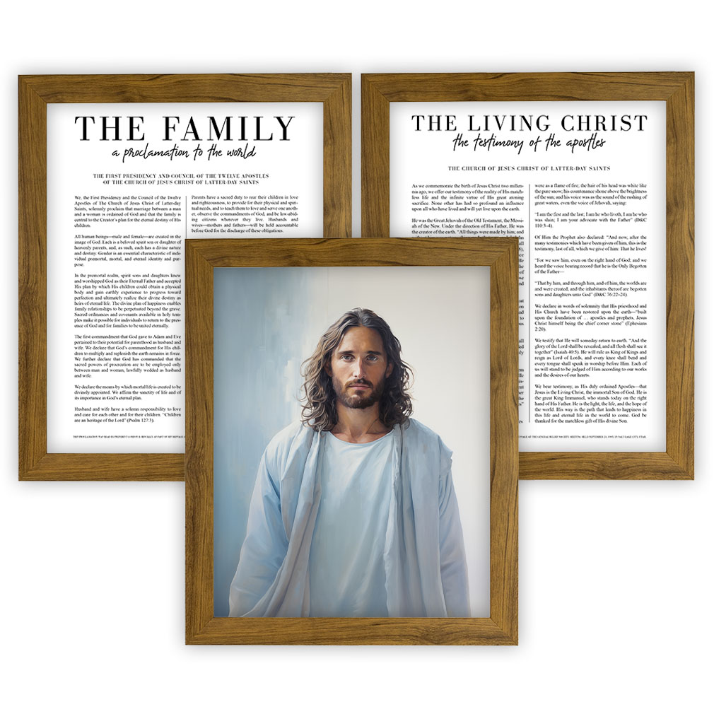 Living Water Proclamation Set - Framed/Unframed - LDP-ART-PRO-SET-LW