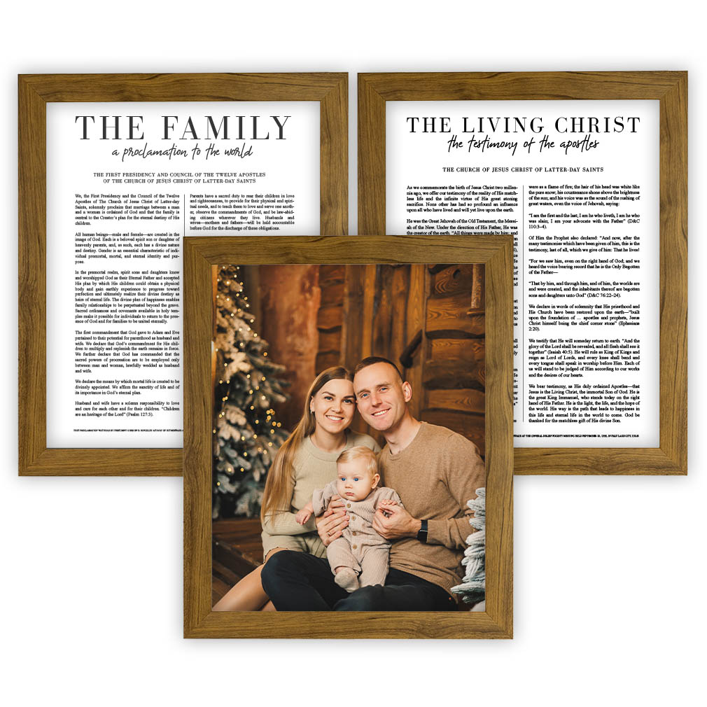 Custom Photo Proclamation Set - Framed/Unframed Wall Art - LDP-ART-PRO-SET-CPH