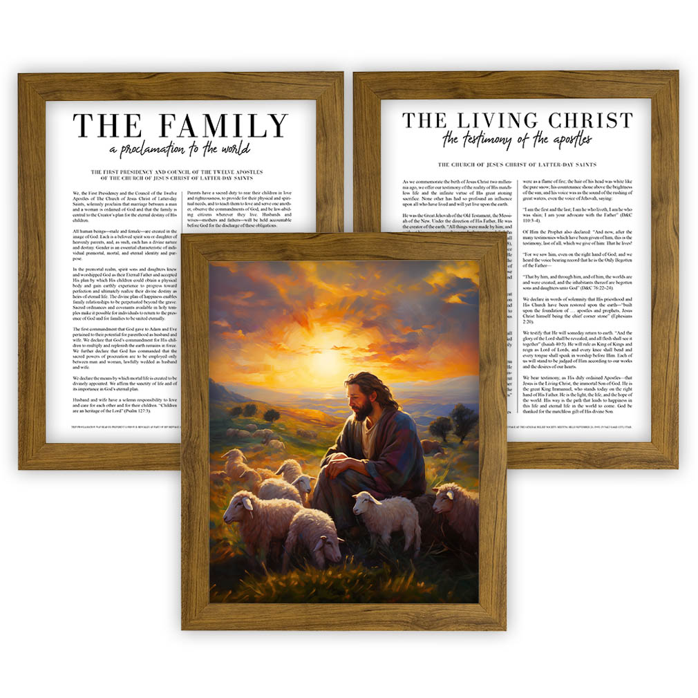 Redeemer of Israel Proclamation Set - Framed/Unframed Wall Art - LDP-ART-PRO-SET-ROI