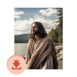 Beside Still Waters - Digital Download Art digital download, printable art, lds art, jesus art