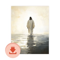 Divine Walk - Digital Download Art digital download, printable art, lds art, jesus art
