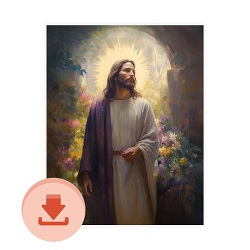 Joy Cometh in the Morning - Digital Download Art