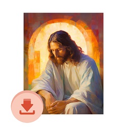 Knock and Ye Shall Receive - Digital Download Art digital download, printable art, lds art, jesus art