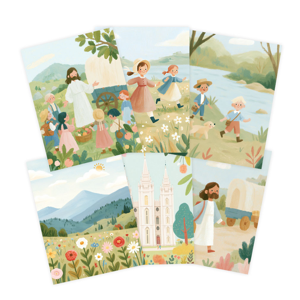 Pioneer Children Print Pack - Digital Download Art - LDPD-ART-PD26