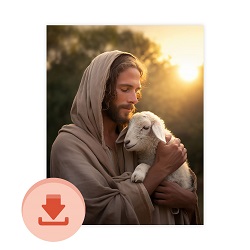 Lost and Found - Digital Download Art digital download, printable art, lds art, jesus art