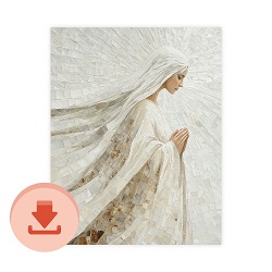 Our Mother in Heaven - Digital Download Art