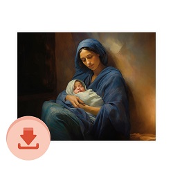 The First Noel - Digital Download Art digital download, printable art, lds art, jesus art