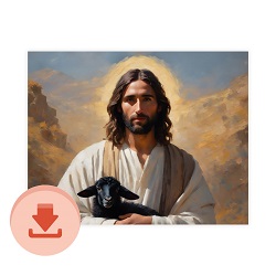 The One - Digital Download Art digital download, printable art, lds art, jesus art