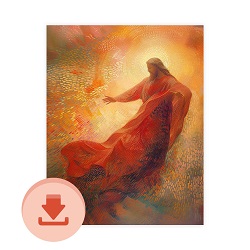 The Spirit of God - Digital Download Art digital download, printable art, lds art, jesus art
