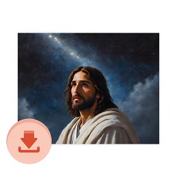 The Word - Digital Download Art digital download, printable art, lds art, jesus art