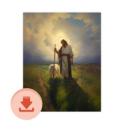 Thy Staff Be My Stay - Digital Download Art