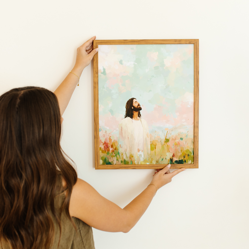 With the Father - Framed/Unframed Wall Art - LDP-ART-DA-WTF