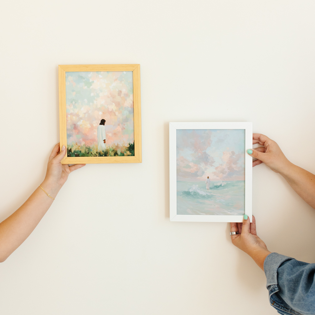 Where the Sea Meets Him - Framed/Unframed Wall Art - LDP-ART-DA-WTSMH