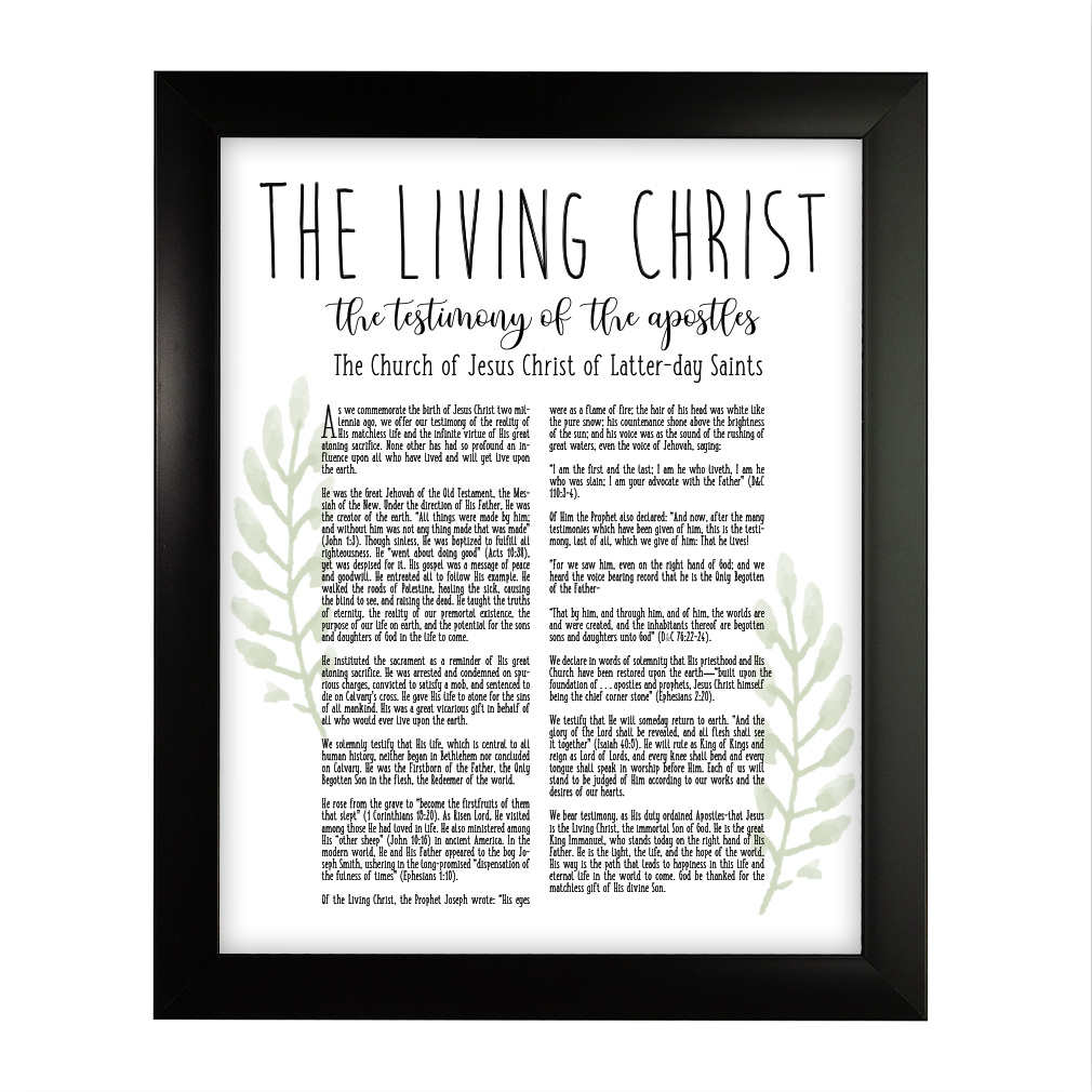 Laurel Living Christ Proclamation - Wall Art - LDP-ART-PRO-LC-LRL