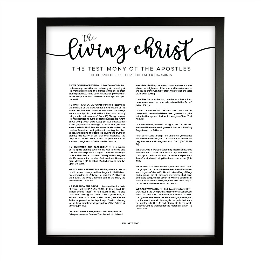 Modern Living Christ Proclamation - Wall Art - LDP-ART-PRO-LC-MOD