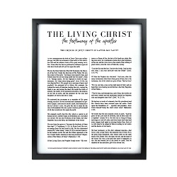 Framed Classic Living Christ - Black