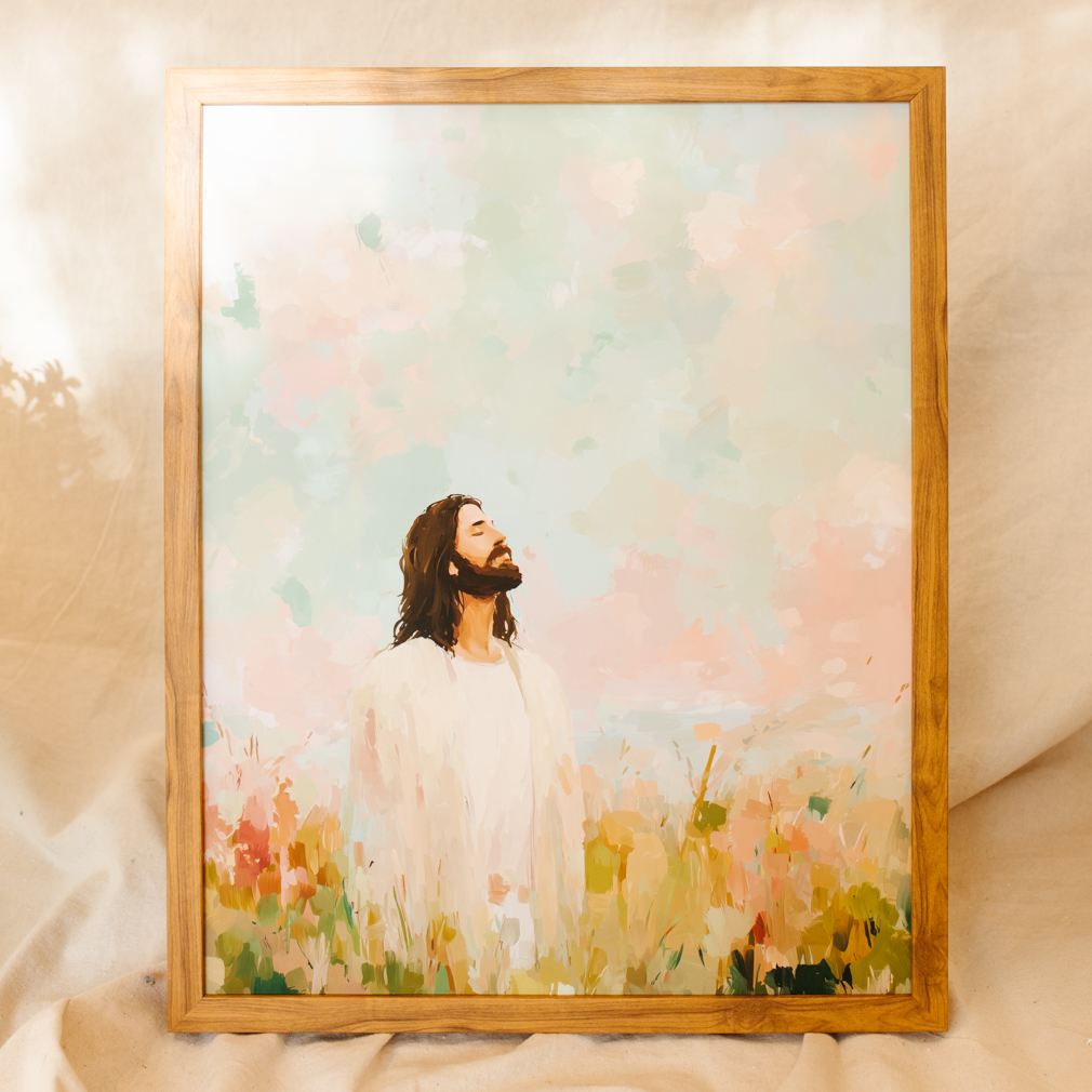 With the Father - Framed/Unframed Wall Art - LDP-ART-DA-WTF