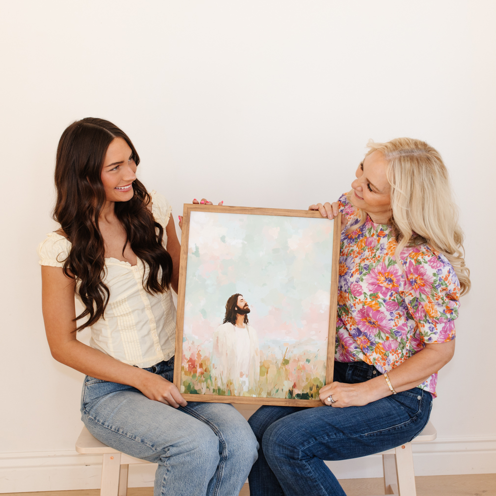 With the Father - Framed/Unframed Wall Art - LDP-ART-DA-WTF