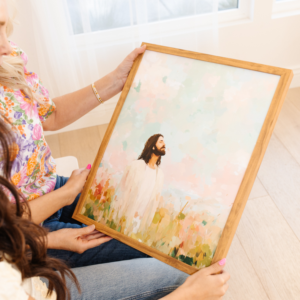 With the Father - Framed/Unframed Wall Art - LDP-ART-DA-WTF