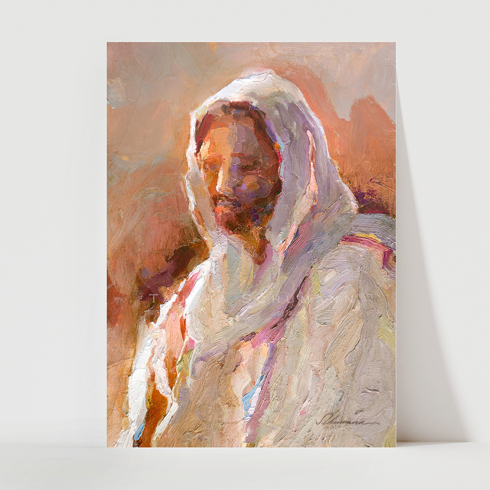 Colorful Portrait of Christ Print - TSA-CPC