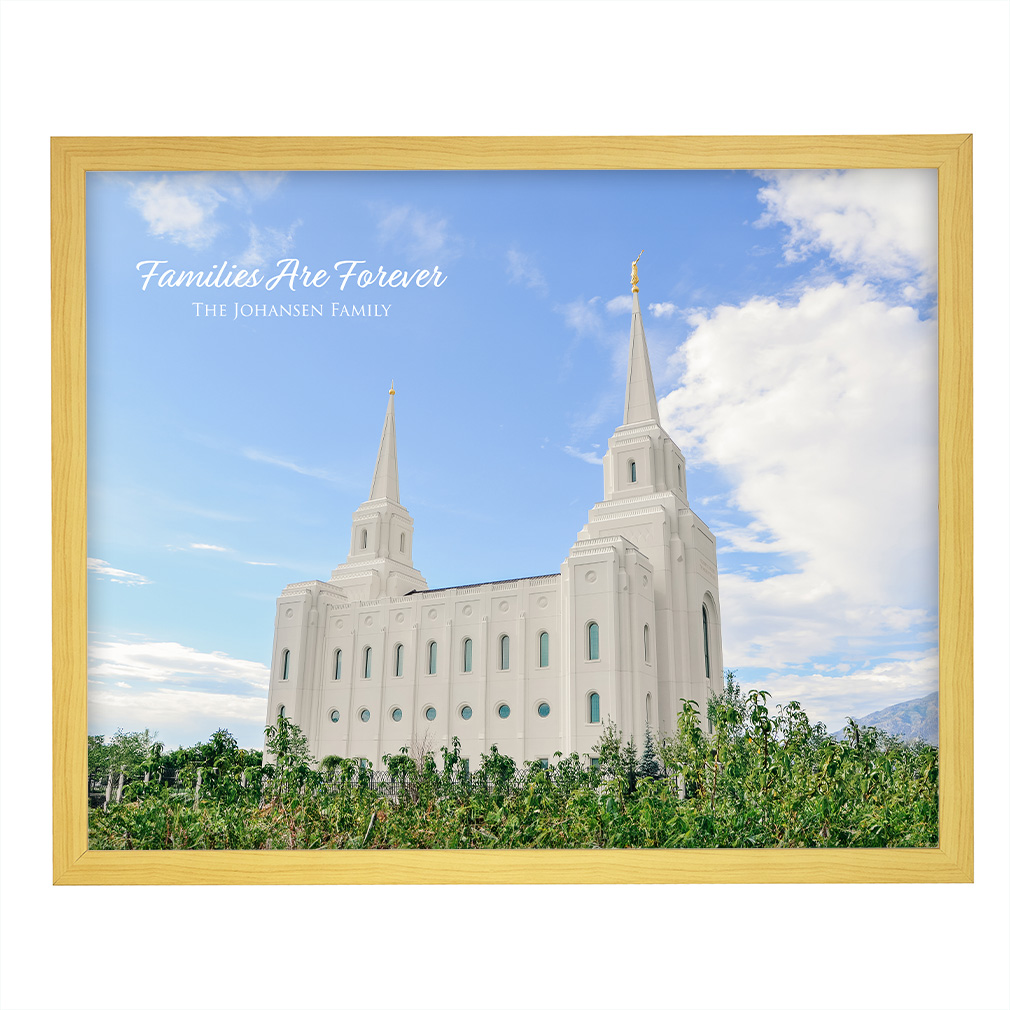 Brigham City Temple - Clear Day - LDP-ART-BRGCTY-CLEAR-DAY