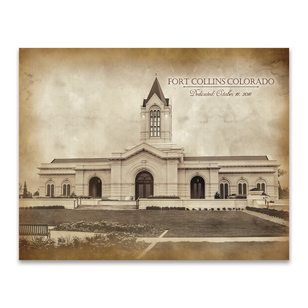 Fort Collins Temple - Vintage - LDP-VTA-FCL