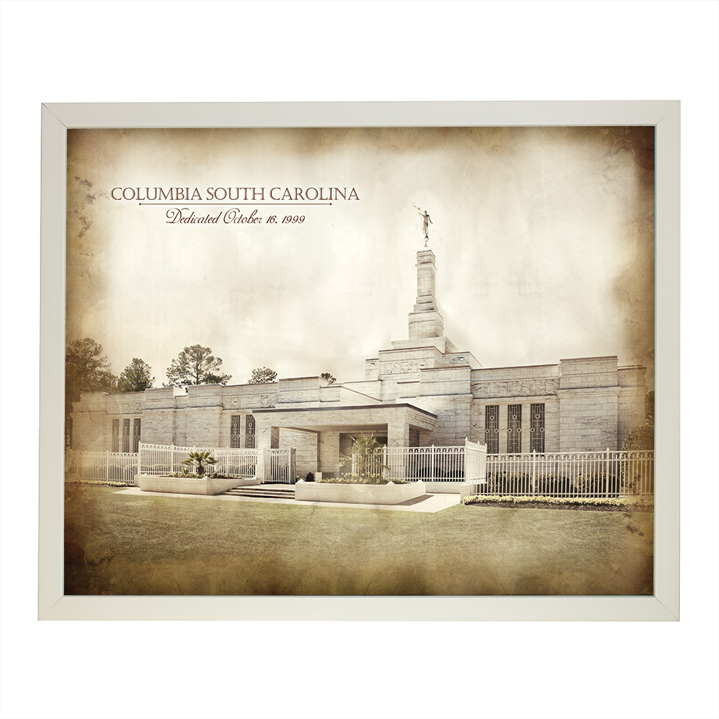Columbia South Carolina Temple - Vintage - LDP-VTA-COLSC