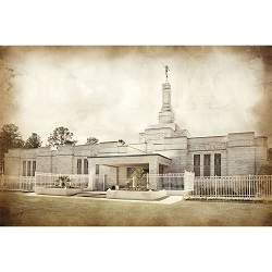 Columbia South Carolina Temple - Vintage 