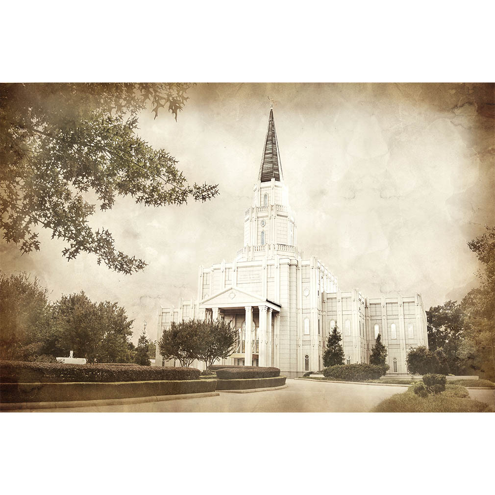 Houston Temple - Vintage - LDP-VTA-HOU