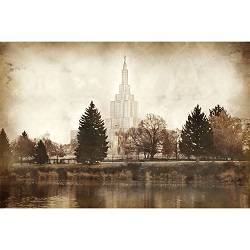 Idaho Falls Temple - Vintage 