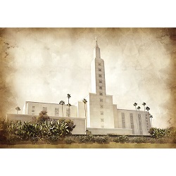 Los Angeles Temple - Vintage - LDP-VTA-LA