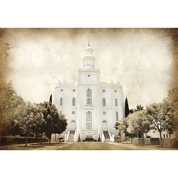 St. George Temple - Vintage 