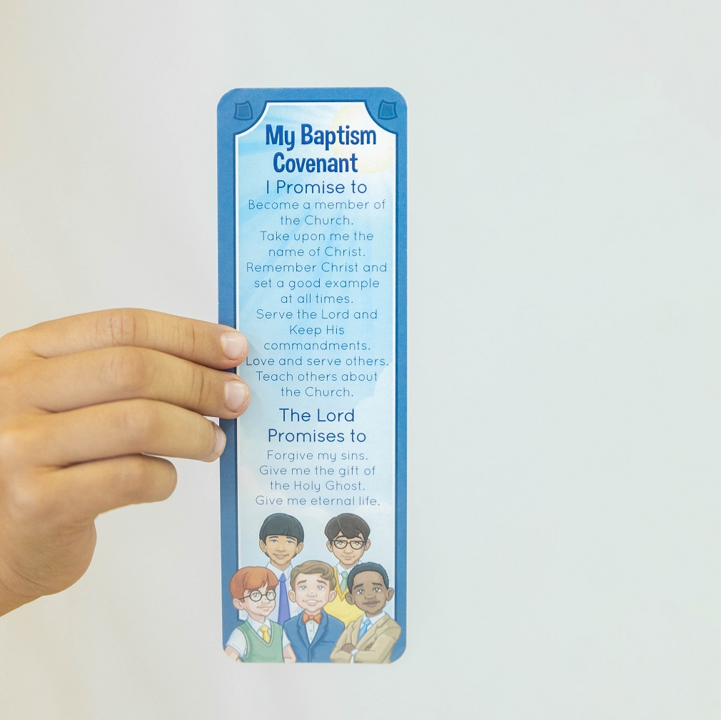 Boy's Baptismal Covenant Bookmark - LDP-BM-BBOY