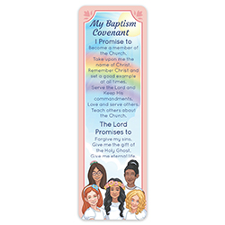 Girl's Baptismal Covenant Bookmark - LDP-BM-BGRL